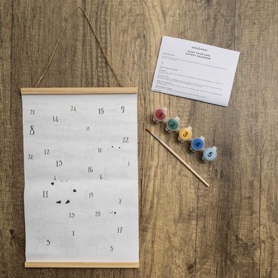 The Works Paint Your Own Advent Calendar