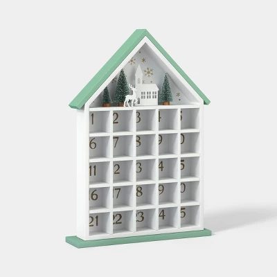 Wondershop Christmas Wood Advent Calendars White