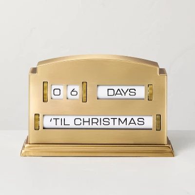 Hearth & Hand with Magnolia Brass Perpetual Advent Calendar