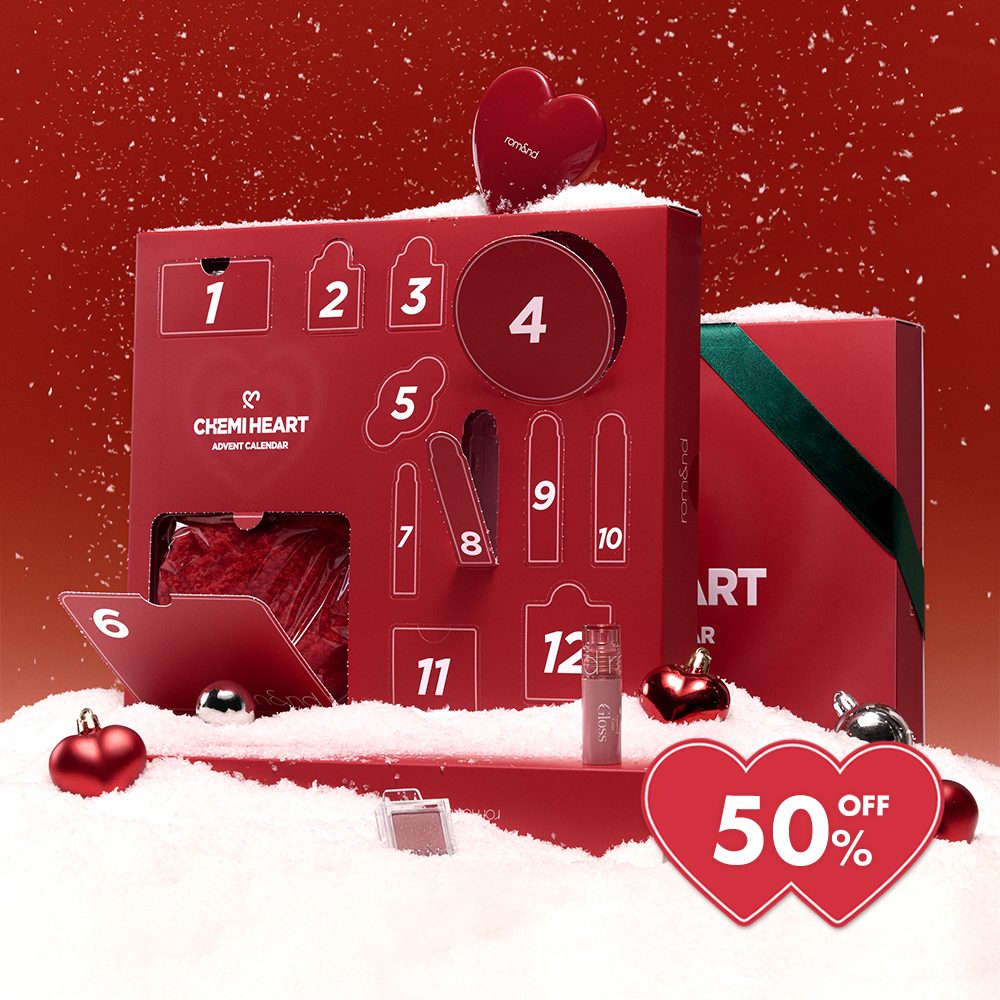 Rom&nd Chemi Heart Advent Calendar (Warm / Cool)