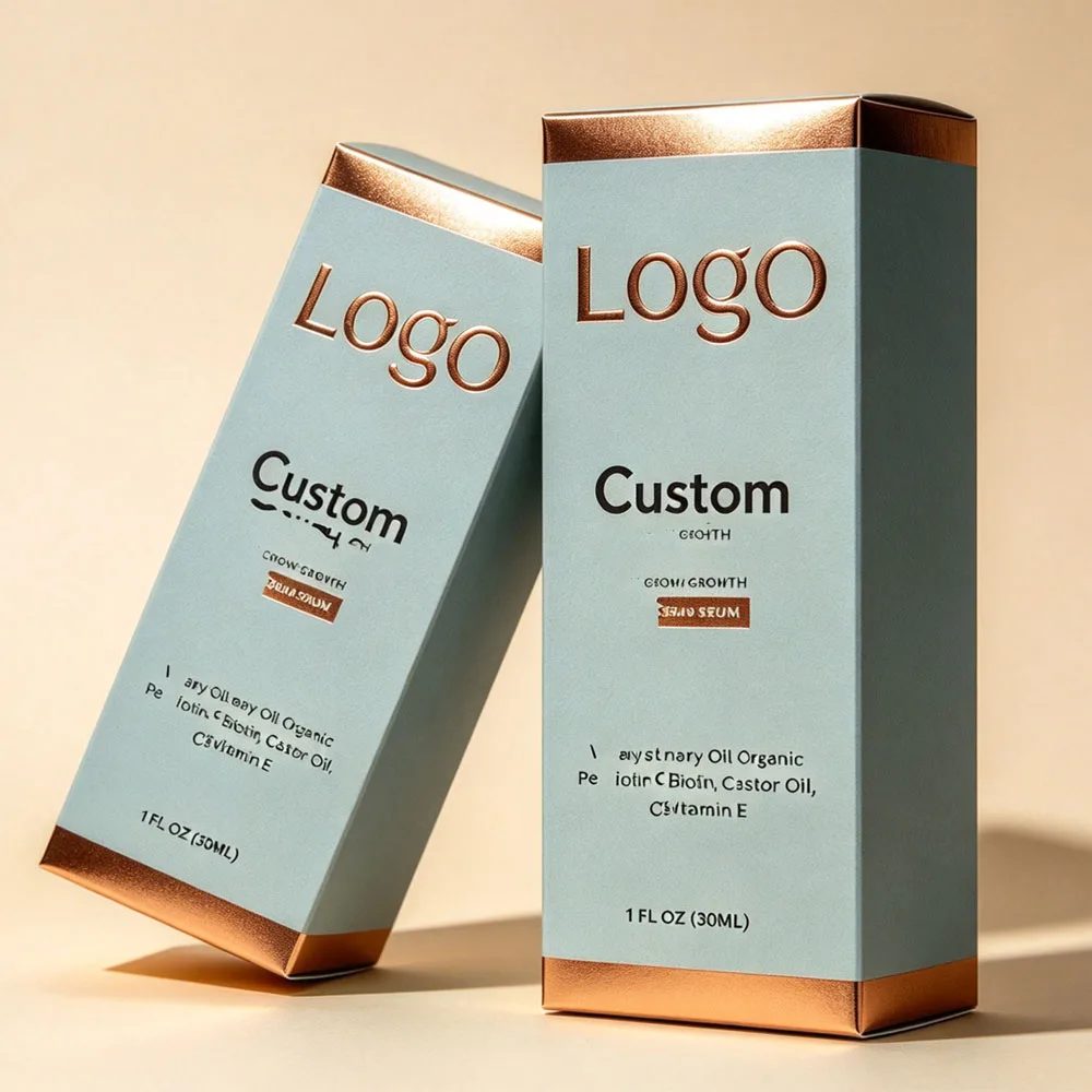 Custom UV Mask Perfume Earphones Window Packaging Box