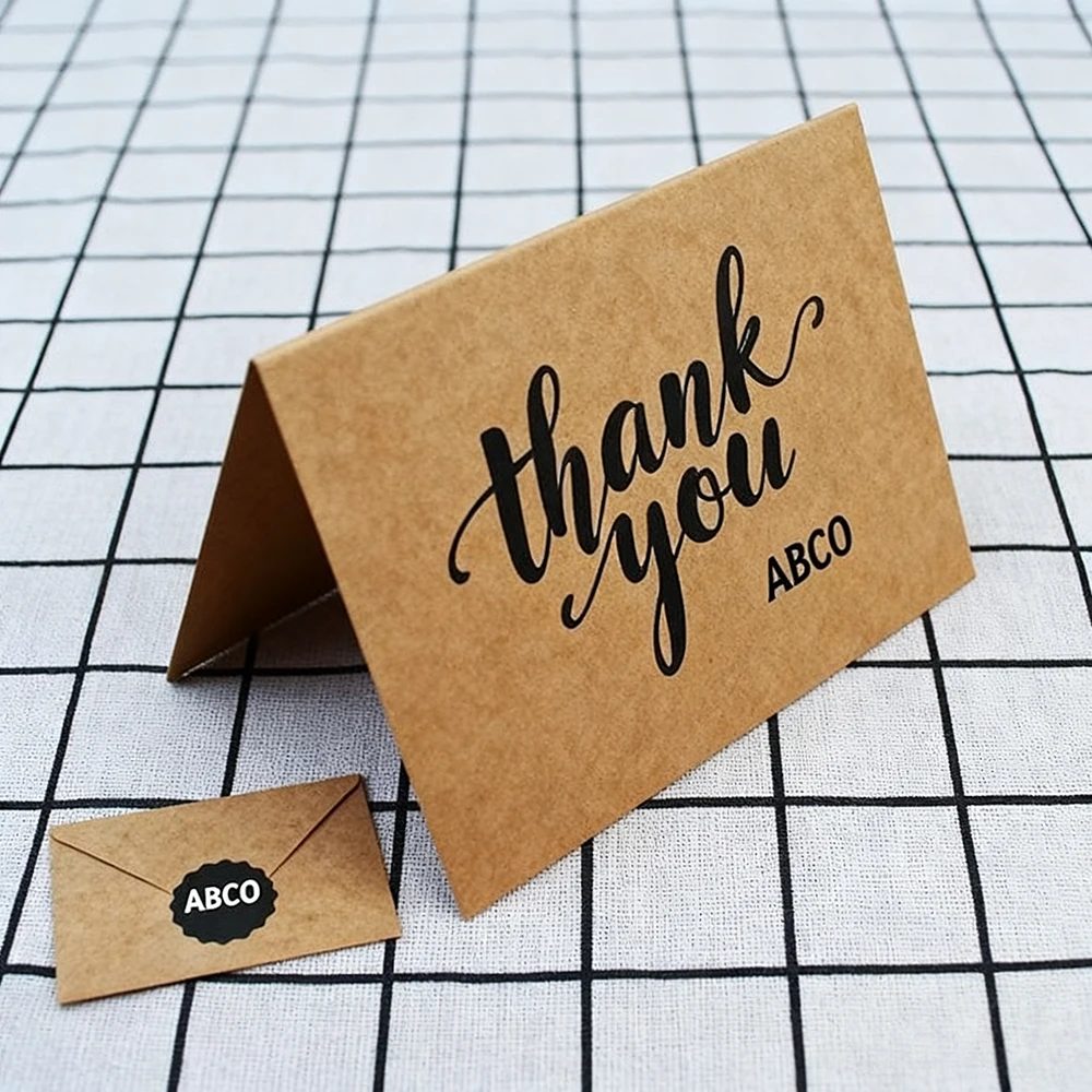 Luxury Business Card Greeting Paper Design Printing Gift Thank-you According