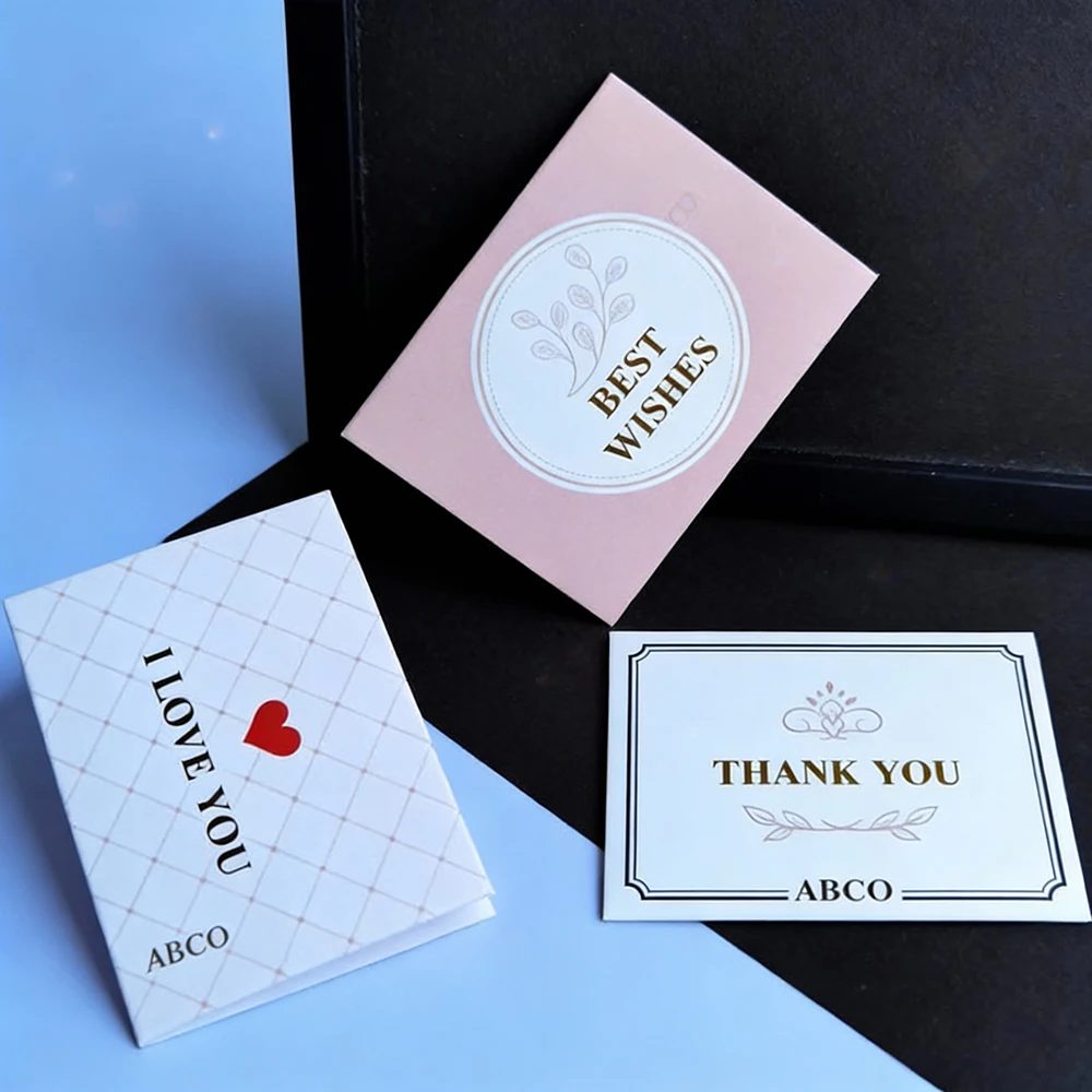 Custom Post Card Luxury Printing Paper Business Service Visiting Greeting