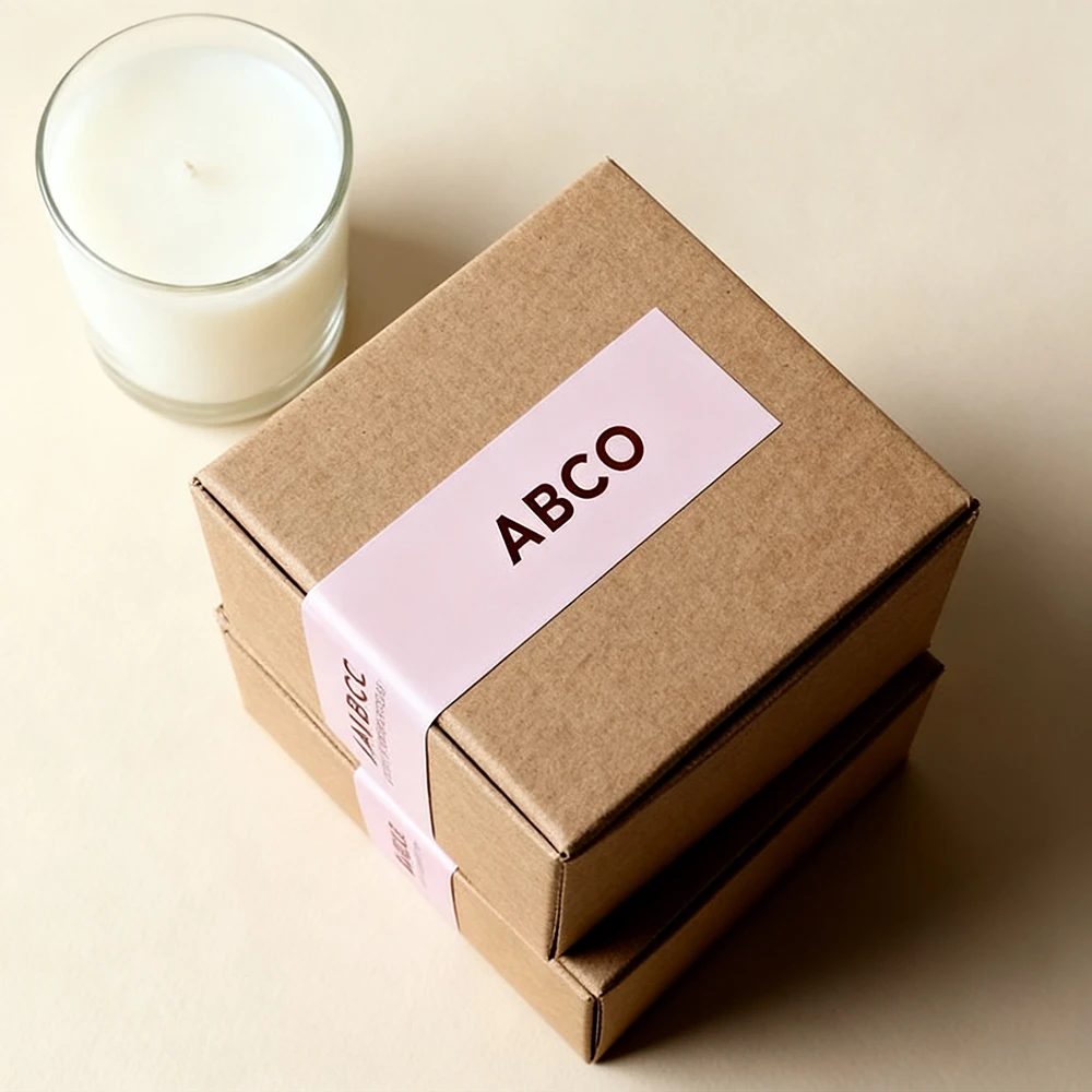 Custom Box Seal Stickers Packaging
