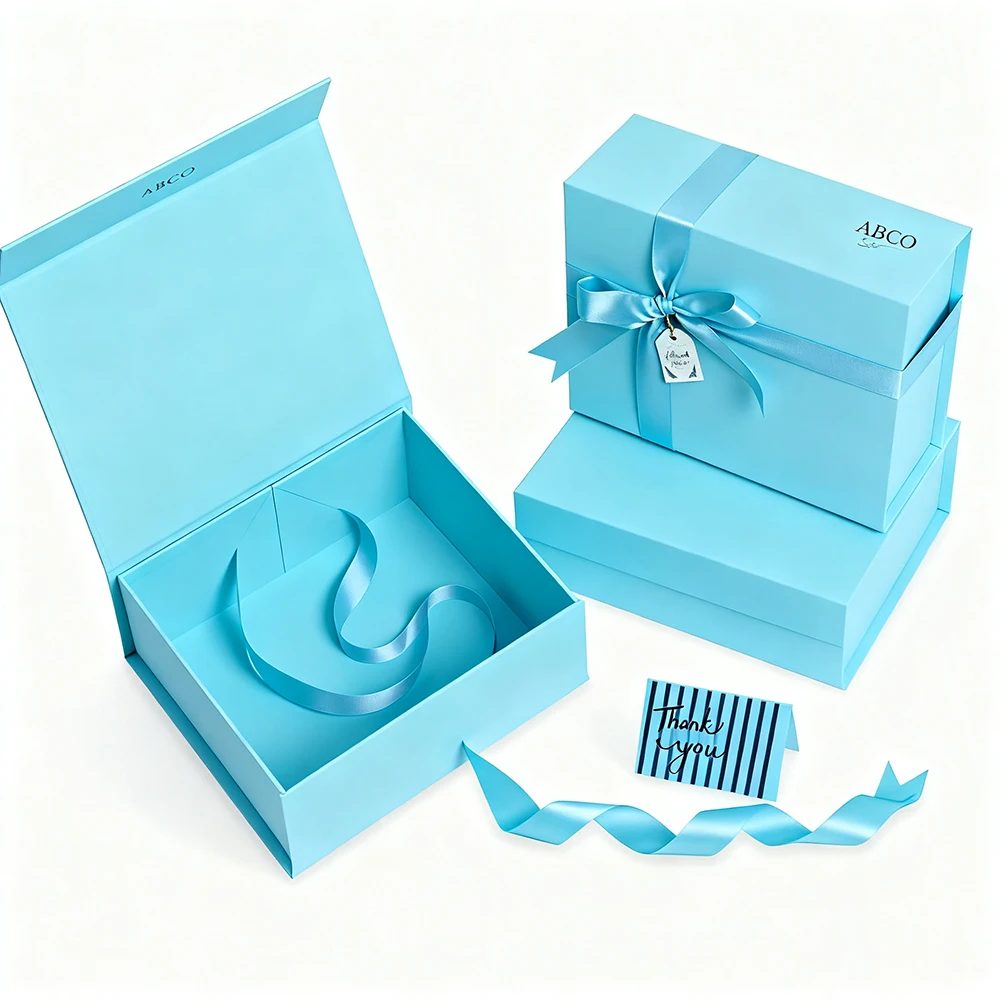 Custom Folding Gift Magnetic Paper Box Recycle Clothing Packaging