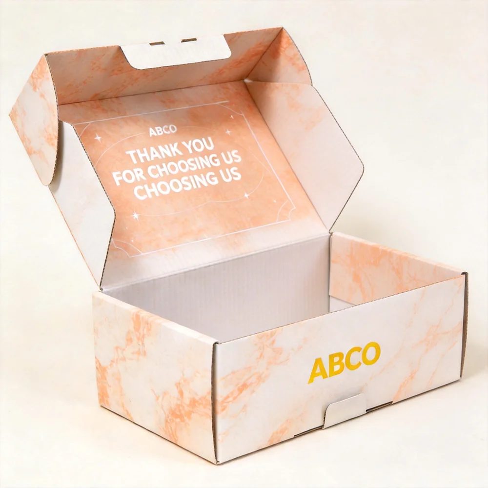 Custom Four Color Printed Logo Shipping Postal Packaging Mailer Boxes