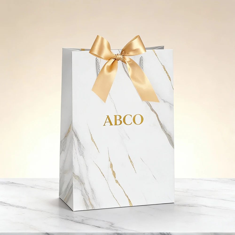 Paper Bag Custom Printed Logo Luxury Clothing Shopping Paper Bags