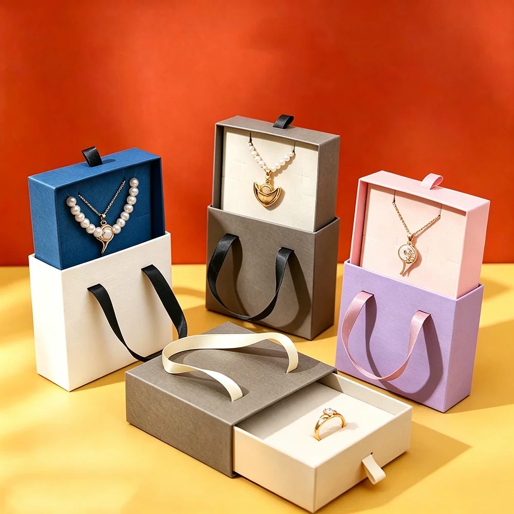 Jewelry Necklace Pendant Gift Box