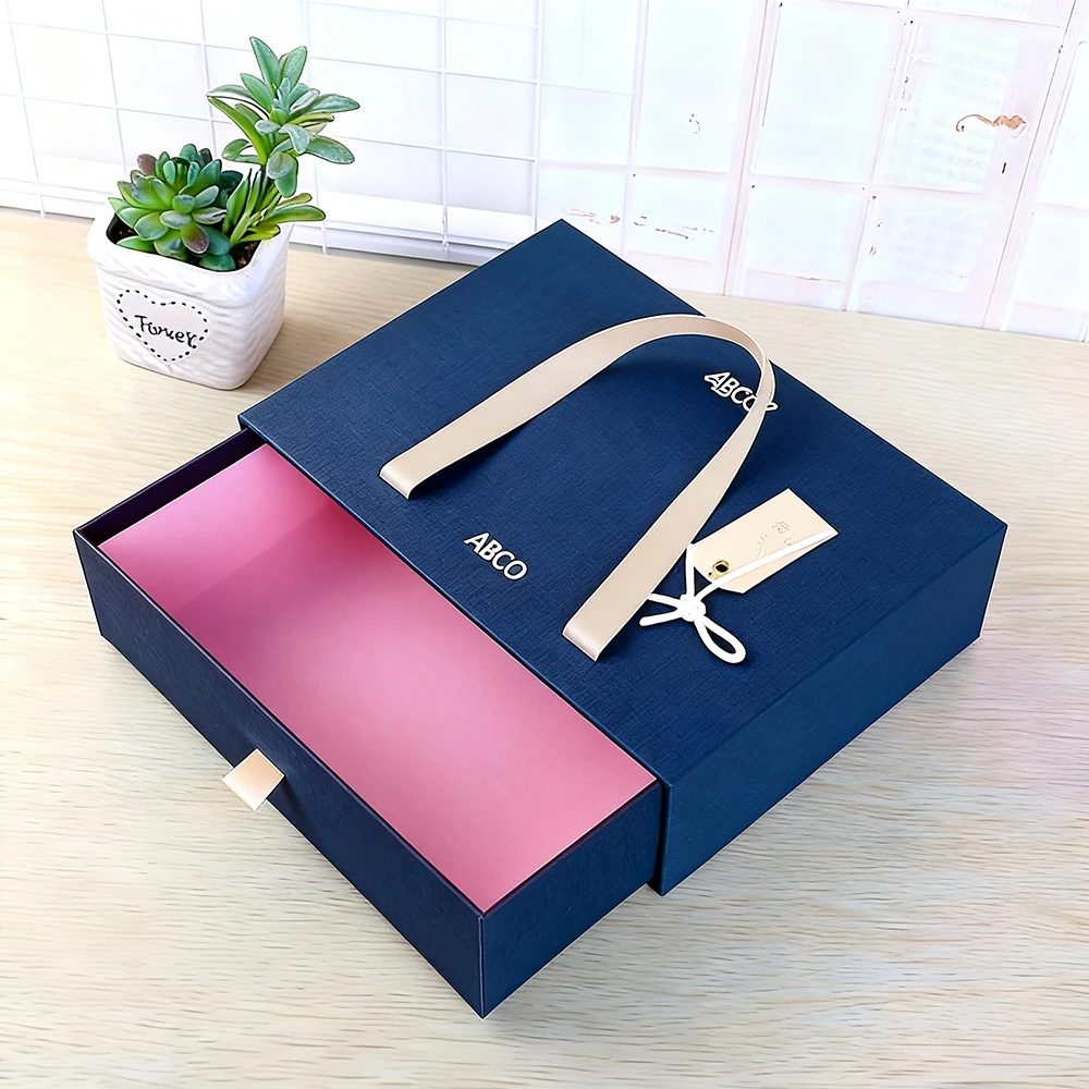 Blue Scarf Gift Box