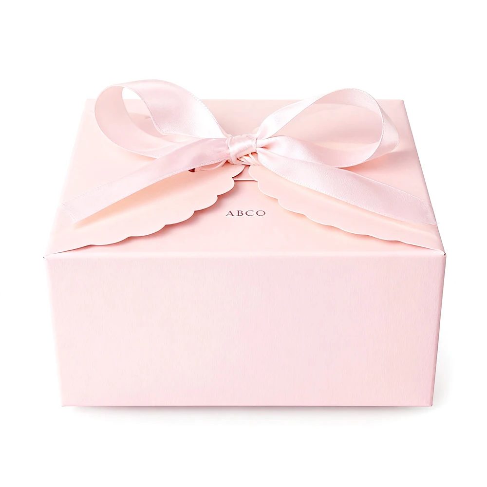 White Pink Light Blue Beige Kraft Paper Box