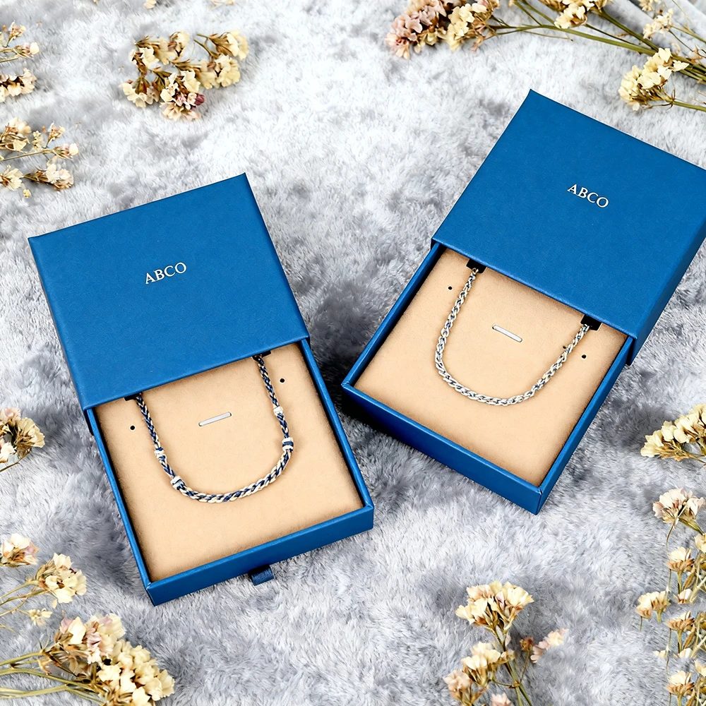 Custom Logo Embossed Luxury Jewelry Box