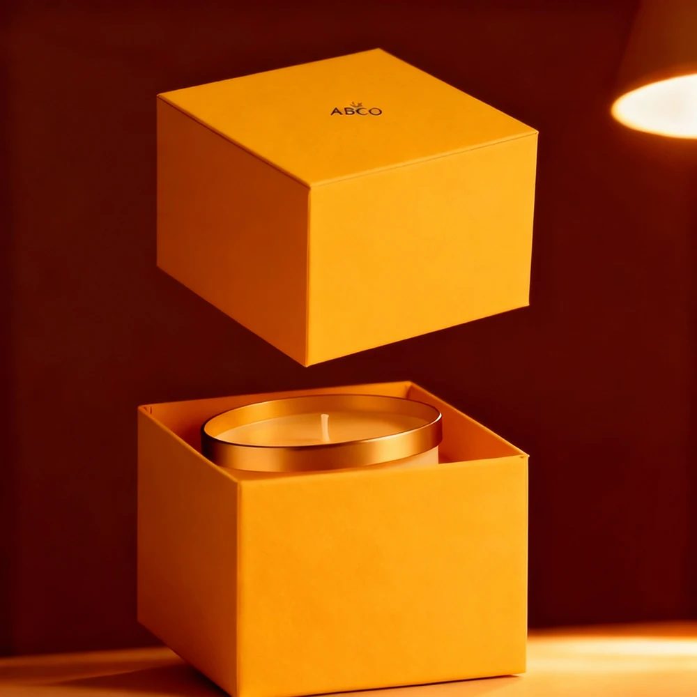 Custom Luxury Kraft Cardboard Candle Box