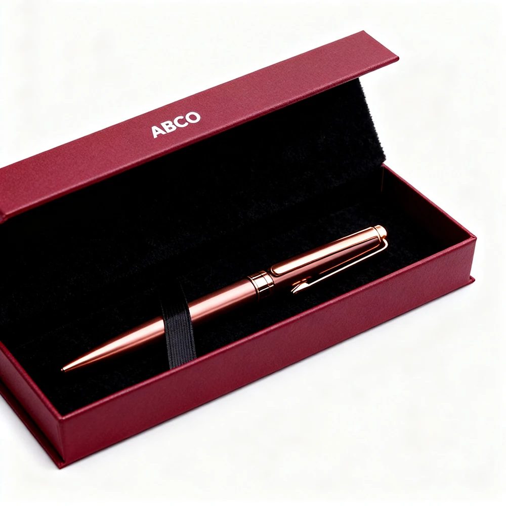 Luxury Gift Pen Box Recycled Coated Paper Cardboard Empty Case