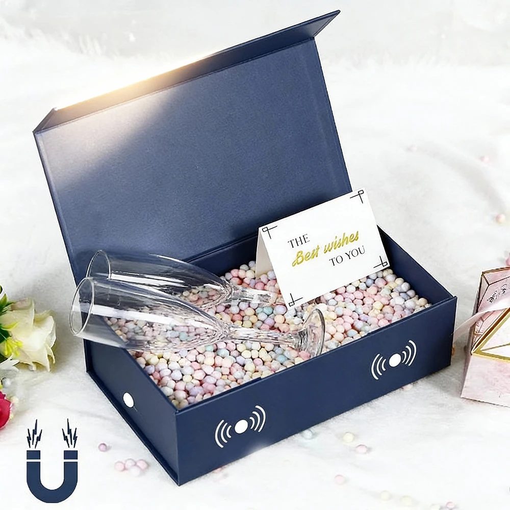 Magnetic Box Garment Packaging Gift Custom Logo Printed Boxes