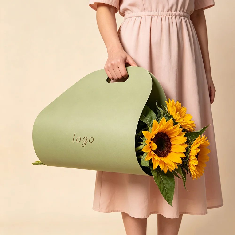 Dried Flower Bouquet Carrier Paper Bags