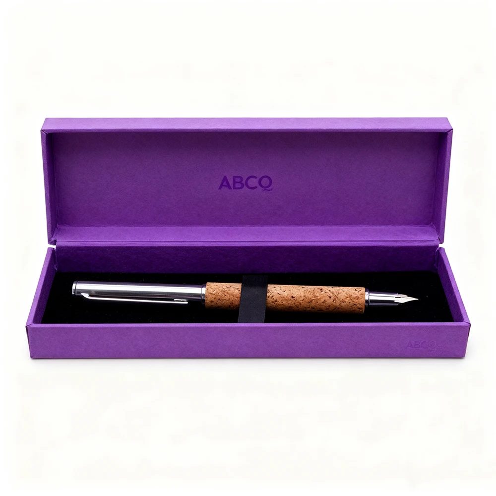 Pencil Case Transparent Window Business Office Paper Gift Pen Box