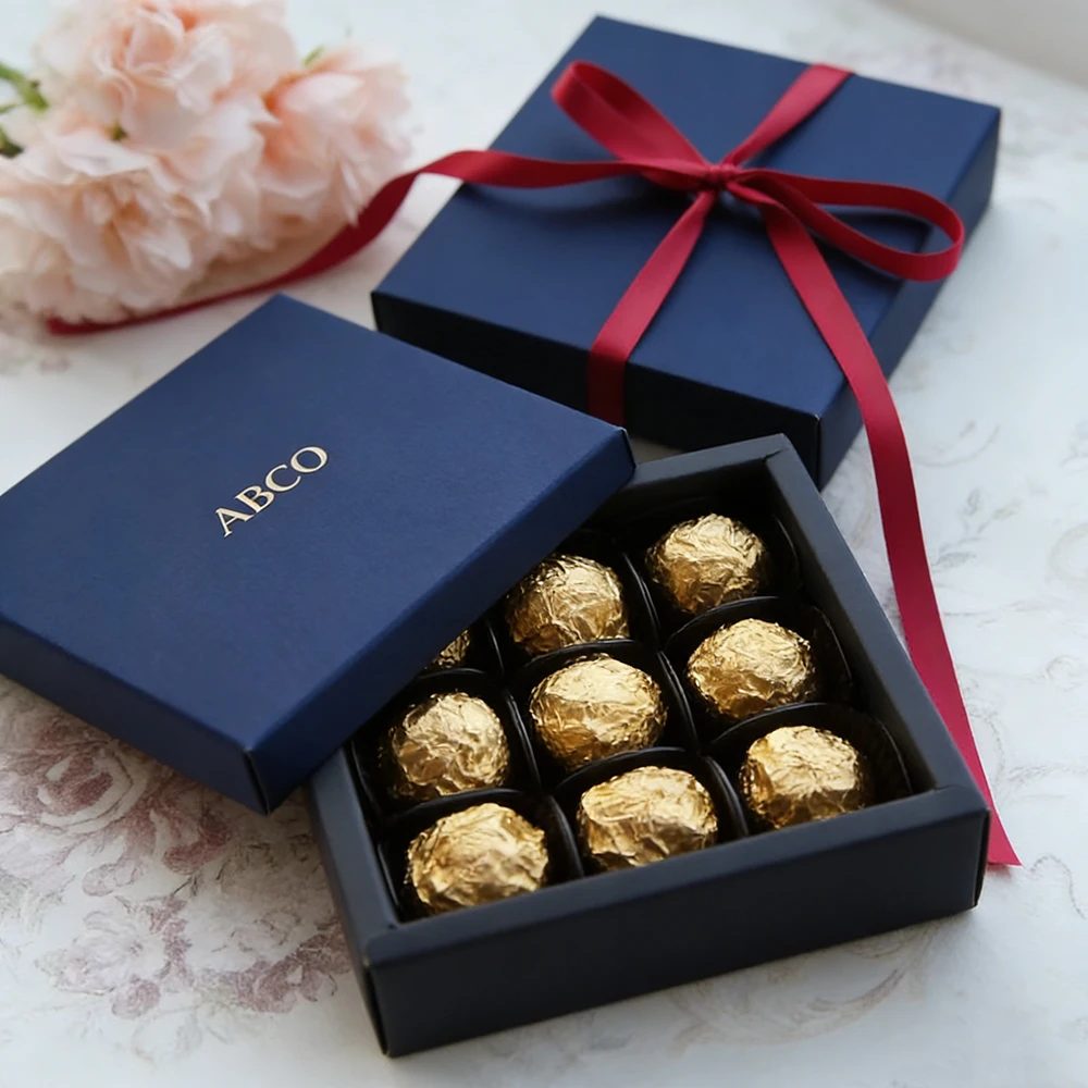 Simple Theme 10 Set Chocolate Paper Box