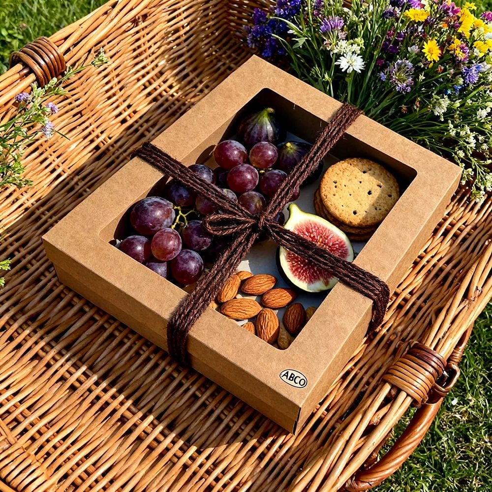 Kraft Paper Picnic Box