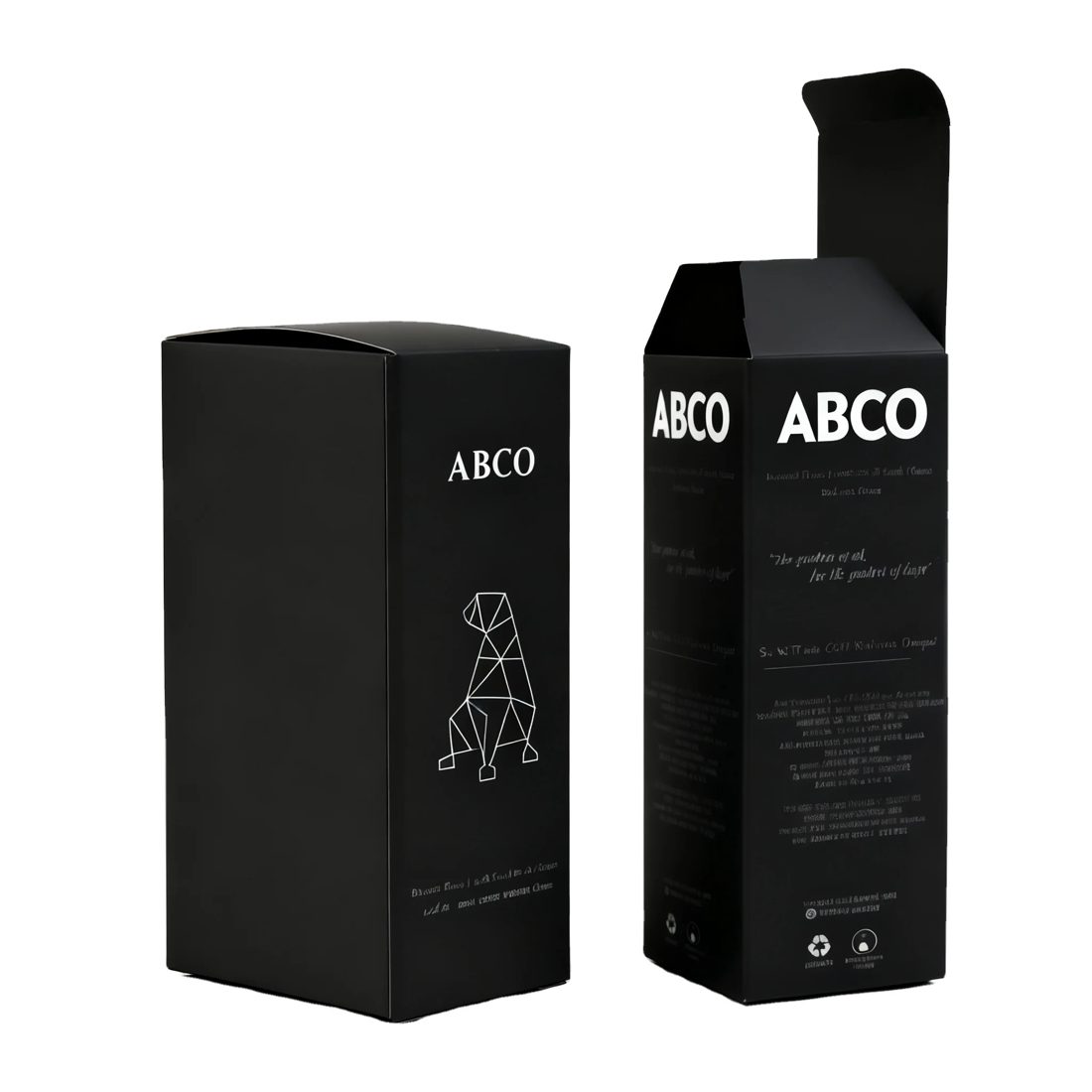 Luxury Kraft Skincare Box Packaging Embossed Cardboard Box