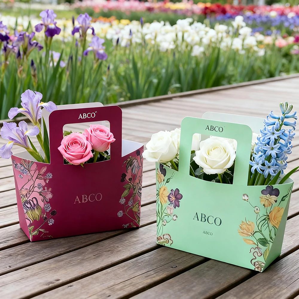Christmas DIY Waterproof Bouquet Paper Gift Bag