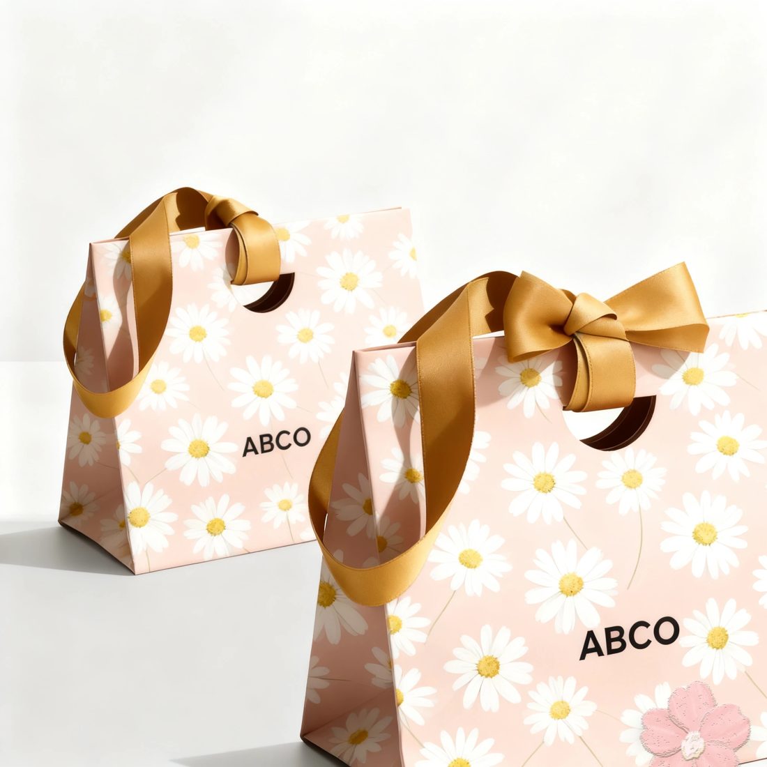 Luxury Brown Purple Gift Bag