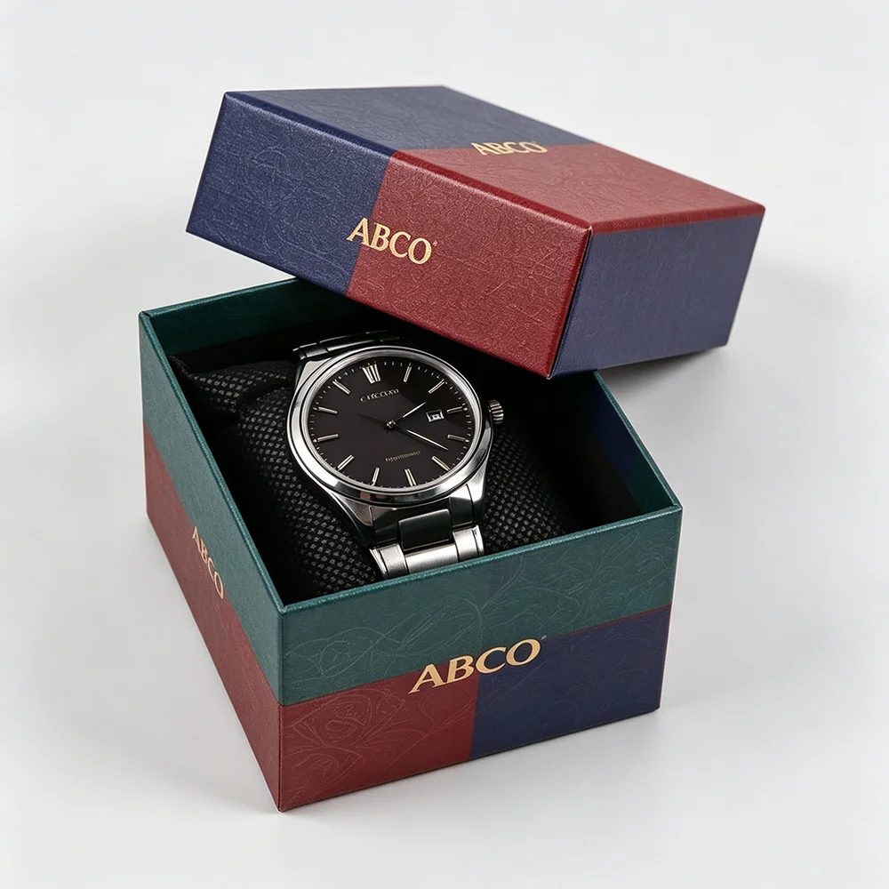 Luxury Custom Logo Watch Box Packaging