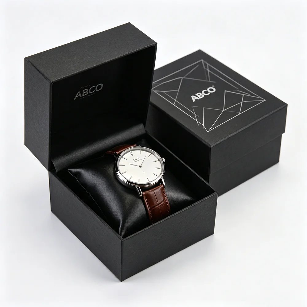 Custom Packaging Case Luxury Wrist Watch Storage Box