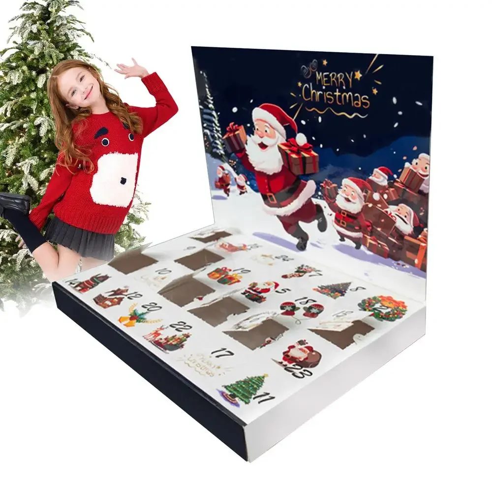 24 Grids DIY Christmas Countdown Advent Calendar Boxes