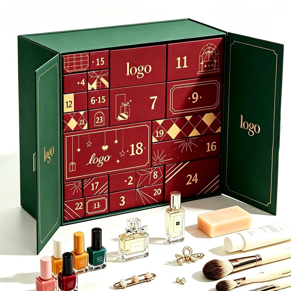 Custom Logo High-end Christmas Advent Calendar Rigid Box