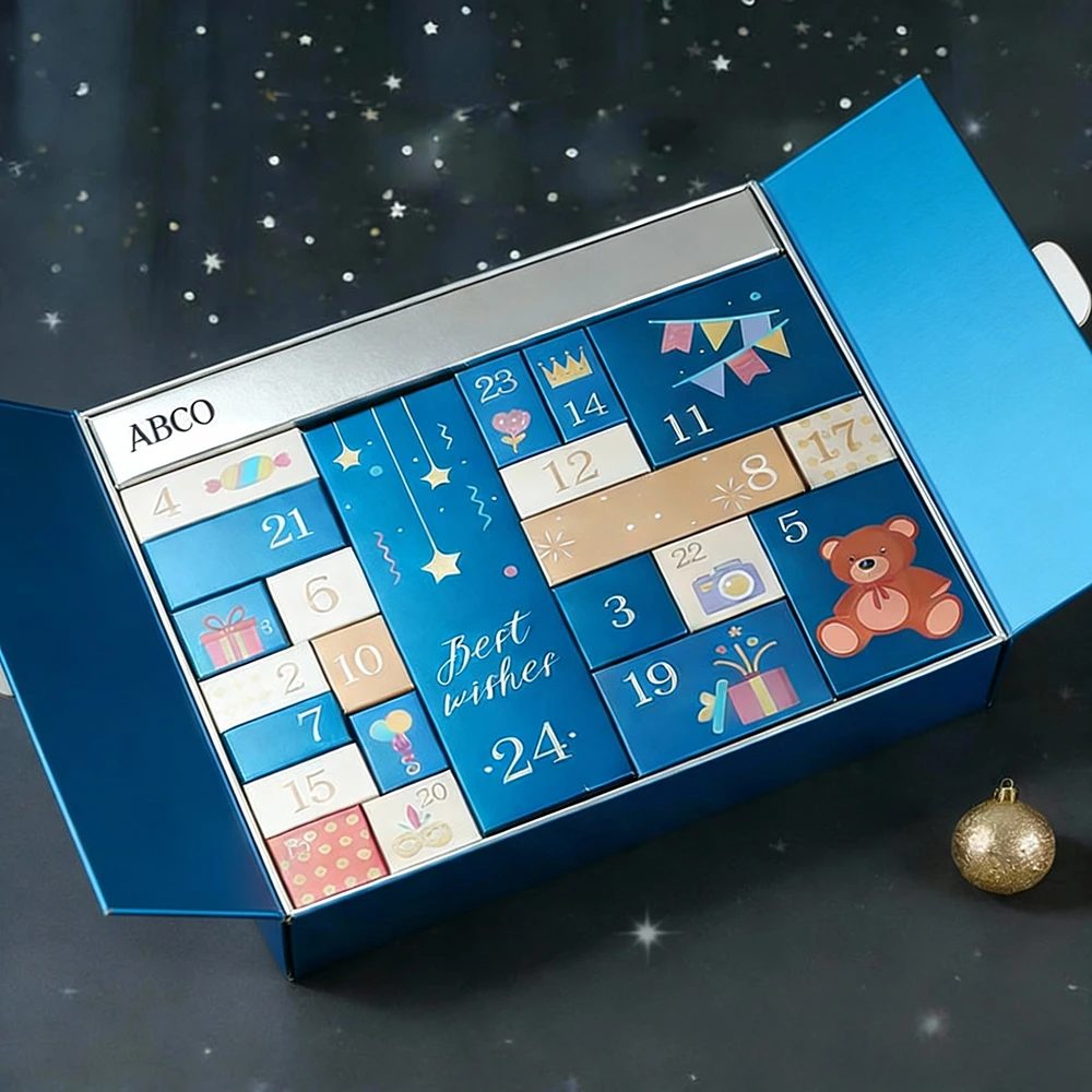 Custom Gift Empty Advent Calendar Christmas Blind Box