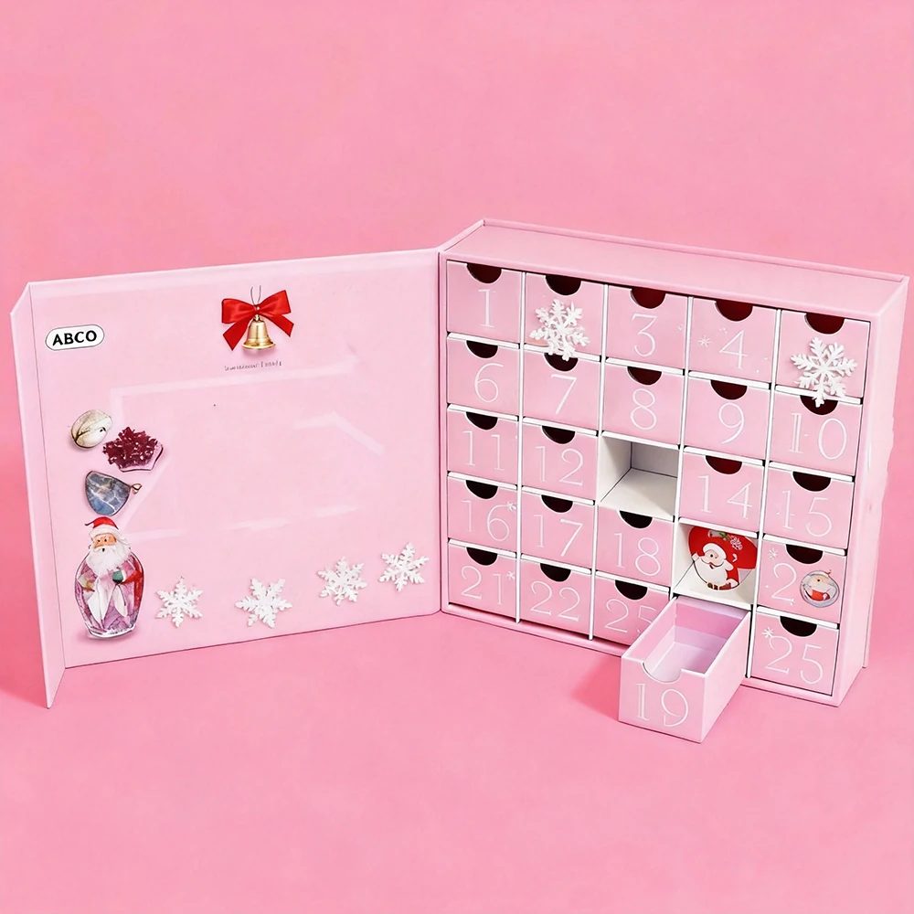 Custom Empty Blind Box Gift Advent Calendar Surprising Cardboard Boxes