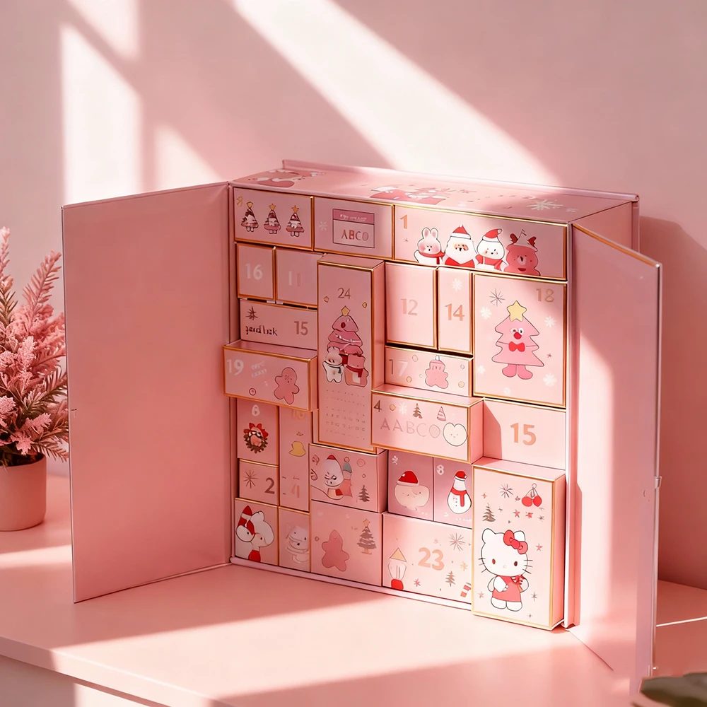 Custom Paperboard Blind Box Advent Calendar Gift Box