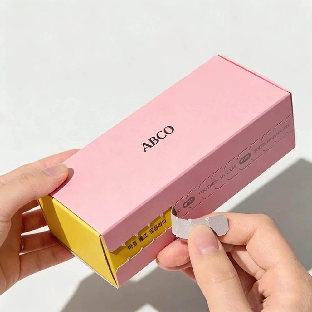 Custom Shipping Packaging Boxes Tear Strip Zipper Mailer Paper Box