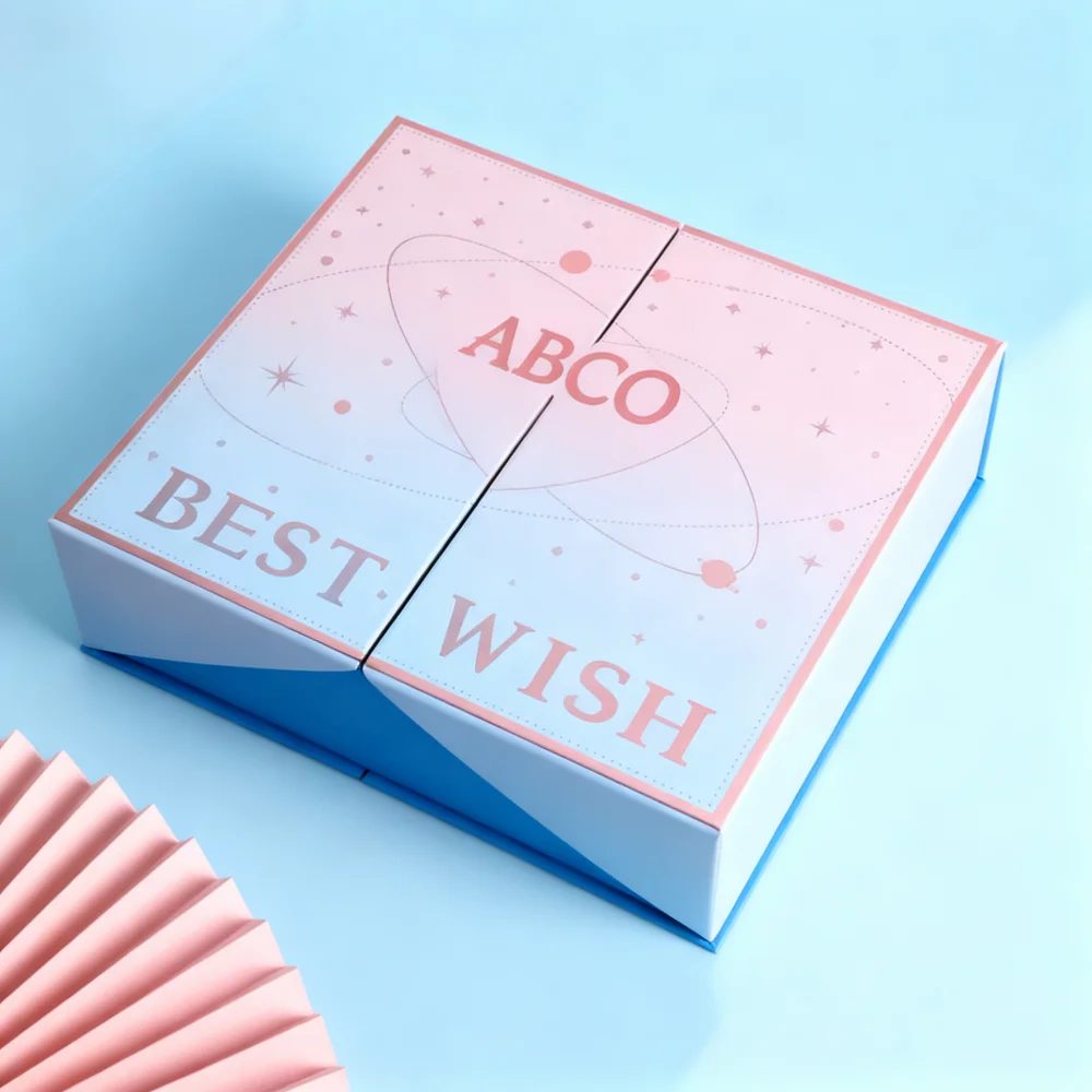 Luxury Gradient Double-door Flip Open Magnetic Gift Boxes