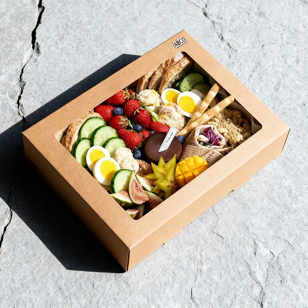Kraft Paper Window Box