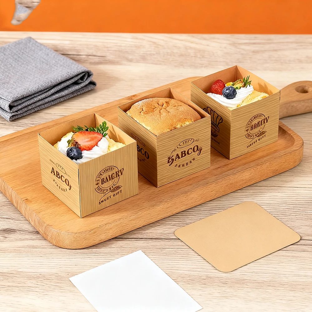 Custom Small Square Kraft Paper Box