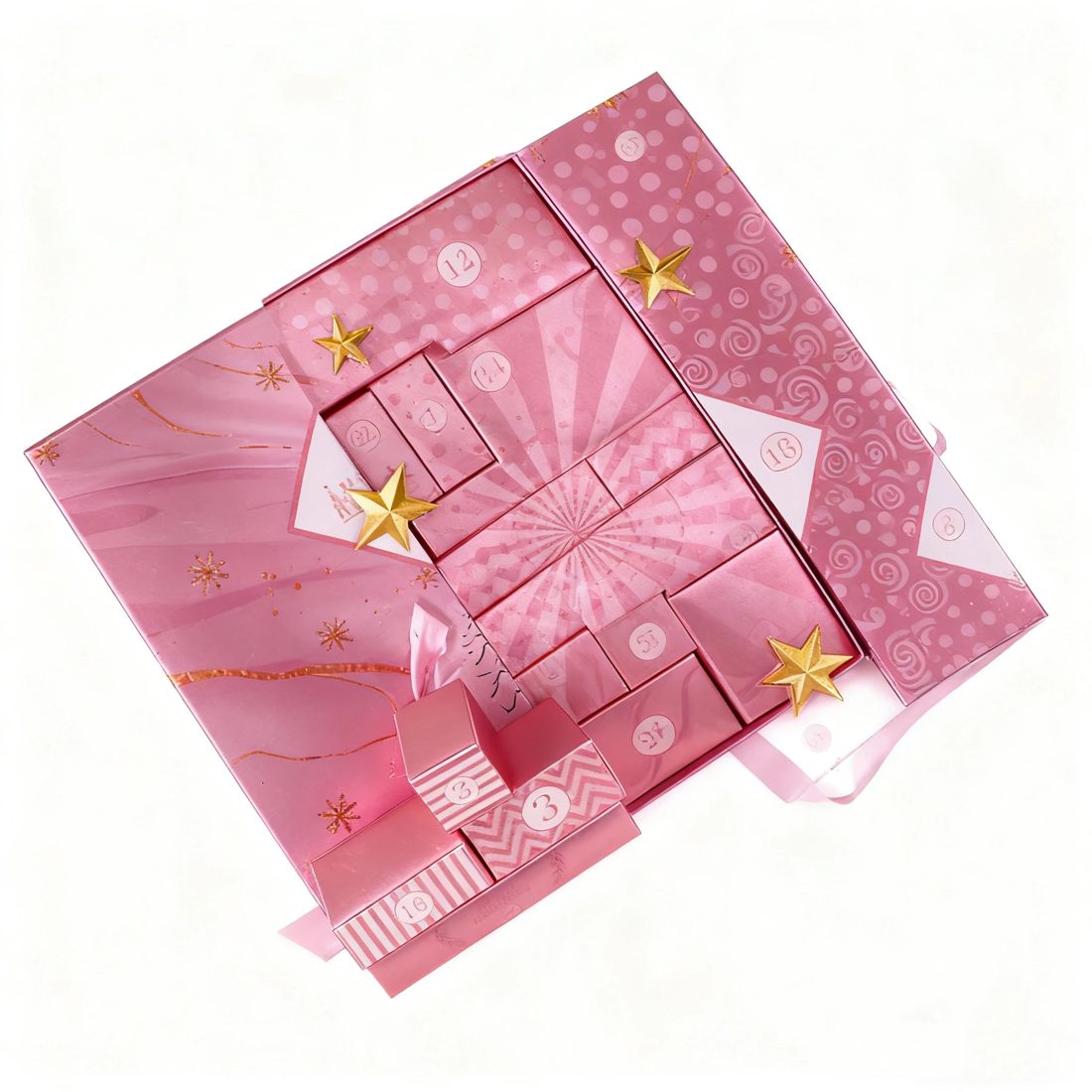 Custom Design Luxury Christmas Advent Calendar Box