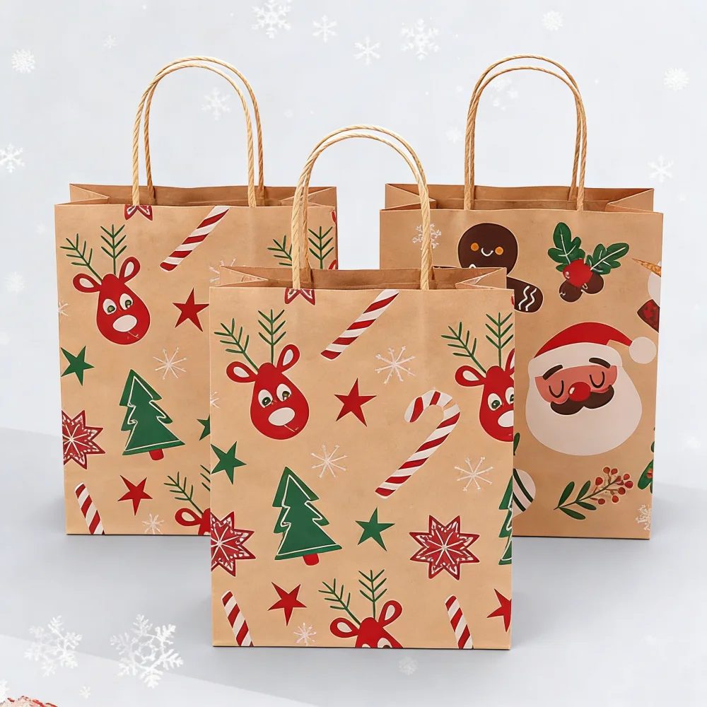 Christmas Kraft Paper Bag