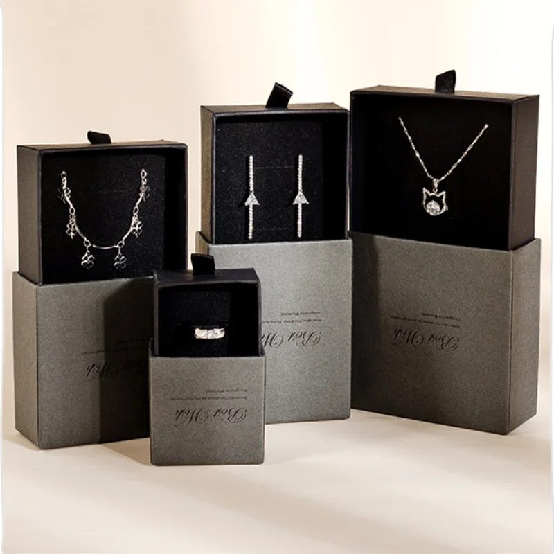 Custom Logo Rigid Cardboard Drawer Box Set