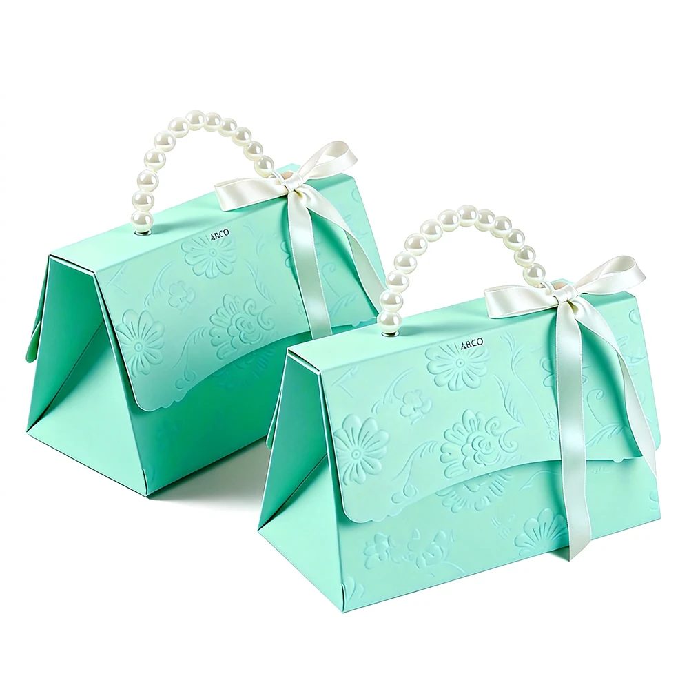 Colorful Portable Candy Boxes Custom Baby Shower Party Box