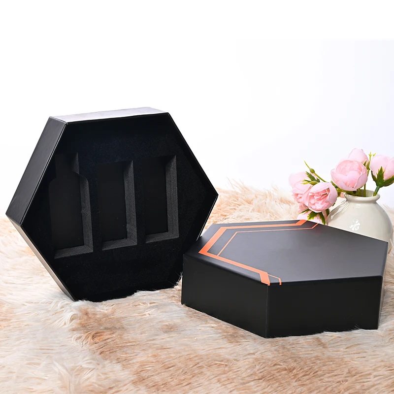 Creative Hexagonal Cardboard Perfume Paper Gift Boxes