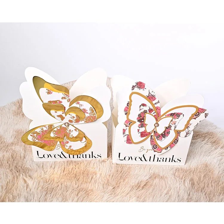 Butterfly Flower Hand Tied Box