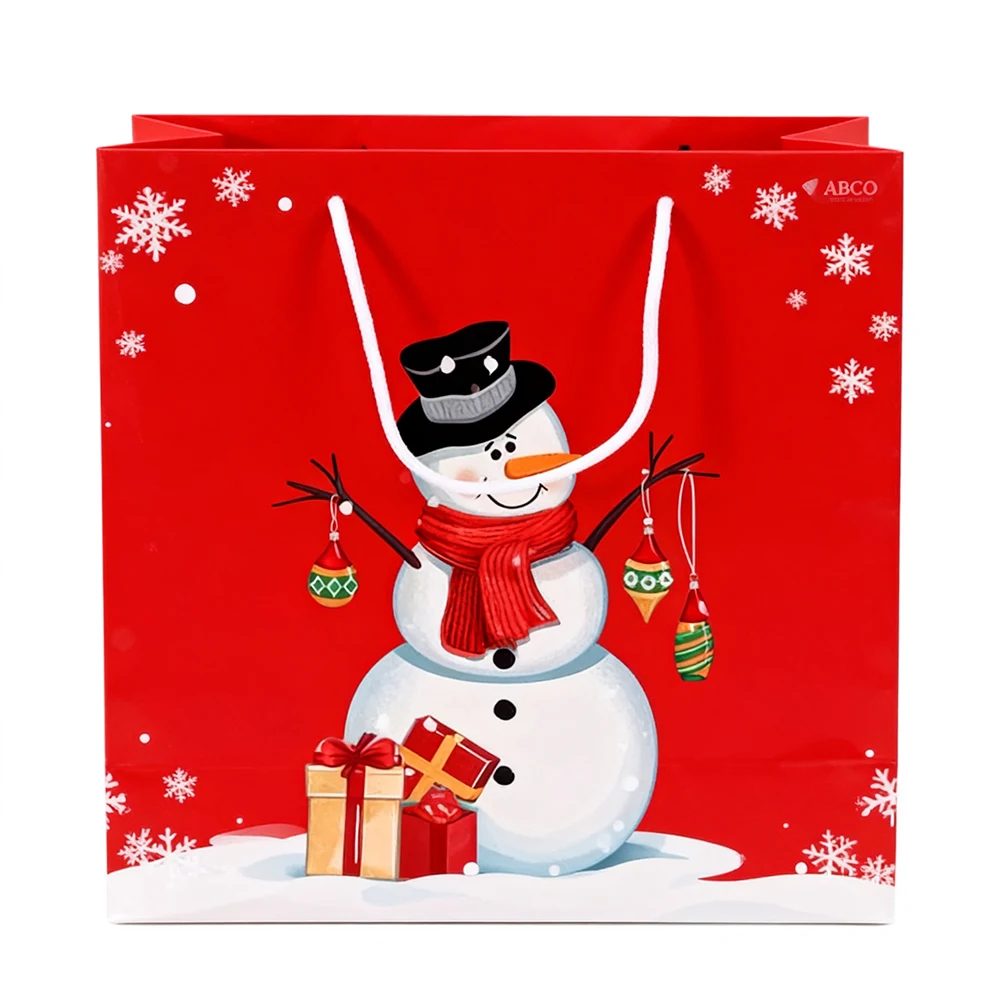 Luxury Printed Merry Christmas And Halloween Candy Paper Bag