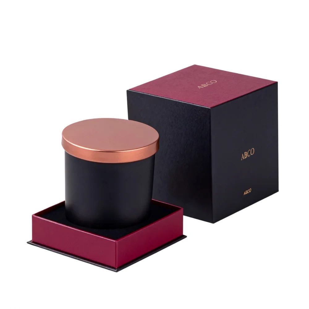 Custom Luxury Candle Boxes Cardboard Gold Foil Perfume Packaging