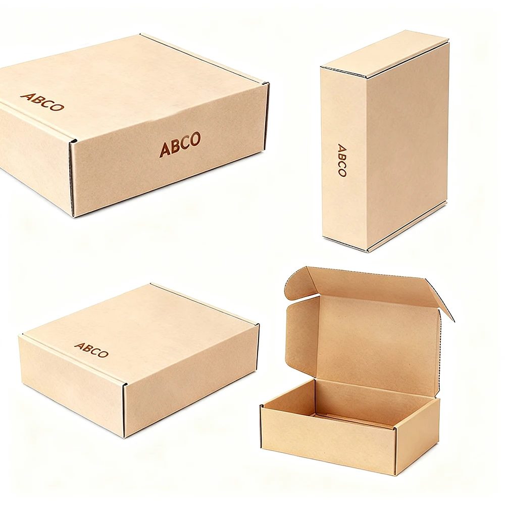 Kraft Paper Corrugated Mailer Paper Gift Box
