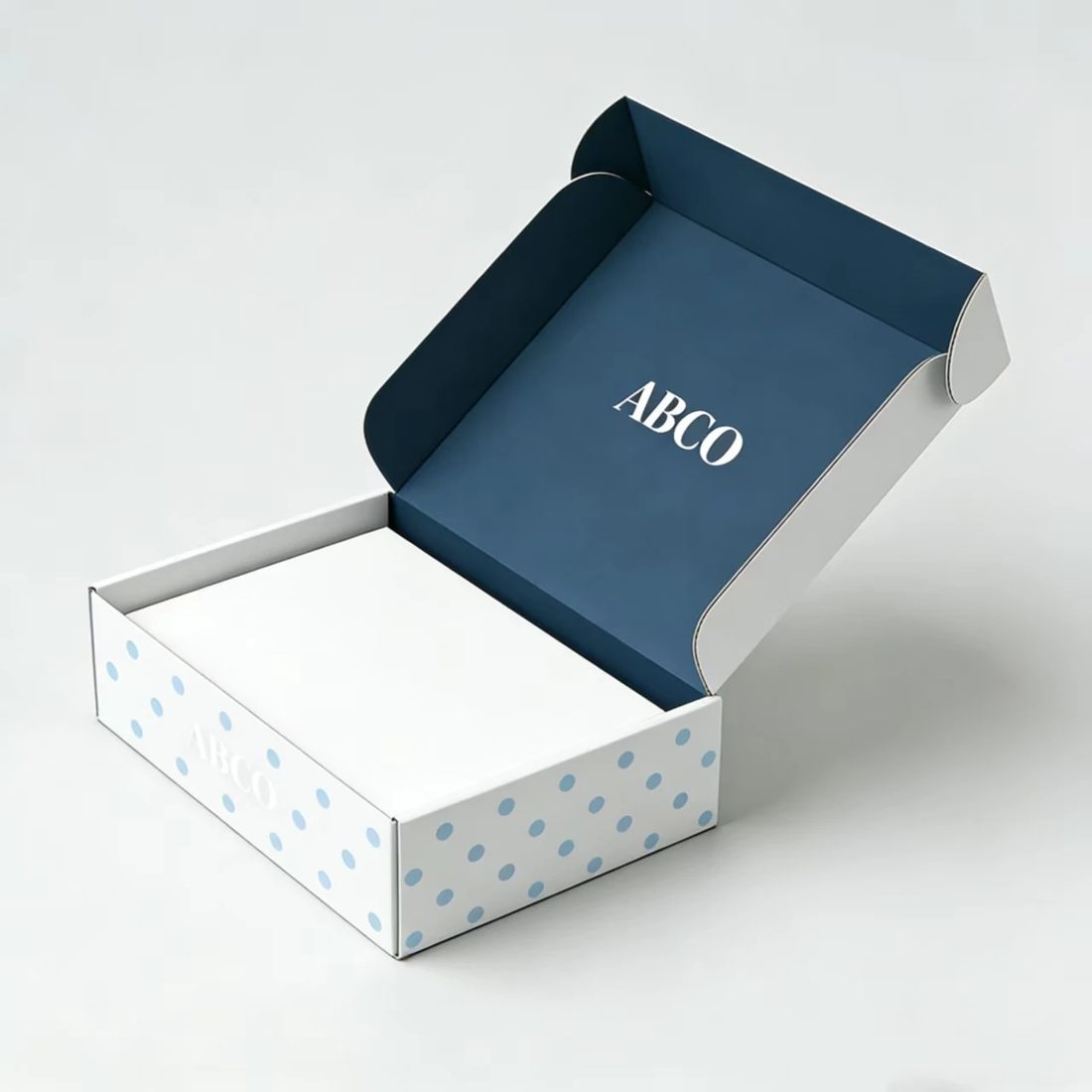 Recycled Self Erecting Folding Corrugated Cardboard 4c Printed Glossy Lamination