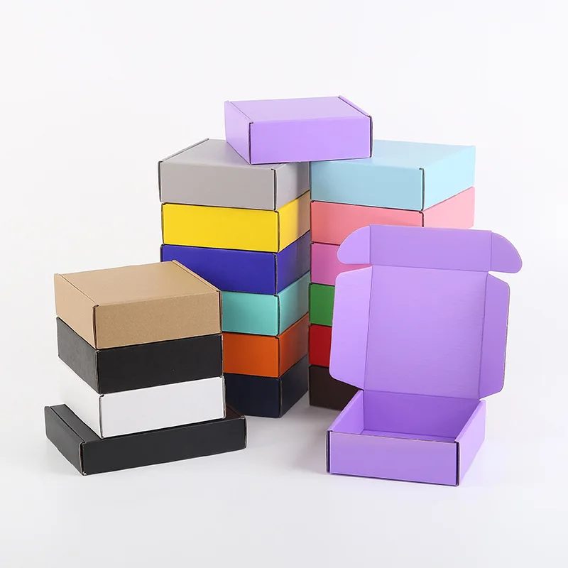 Custom Paper Mailer Boxes Self Erecting Cardboard Shipping Packaging