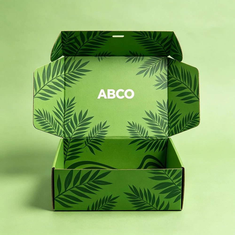 Large Color Printed Recycled Materials Corrugated Cardboard Custom Shipping Boxes