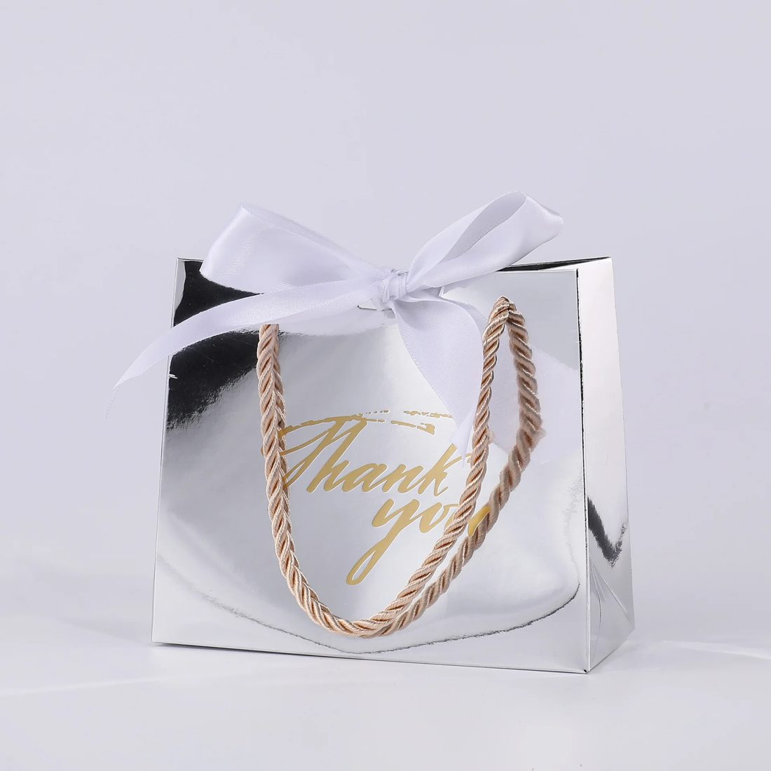Luxury Pink Cardboard Shopping Bag