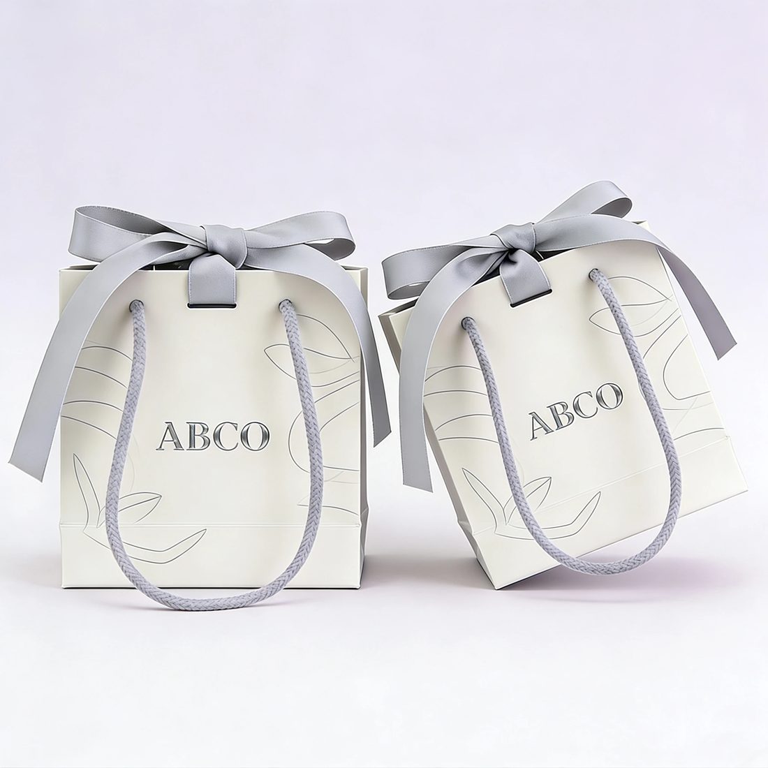 Custom Logo Luxury Paper Christmas Gift Bags-premium Retail Boutique Shopping
